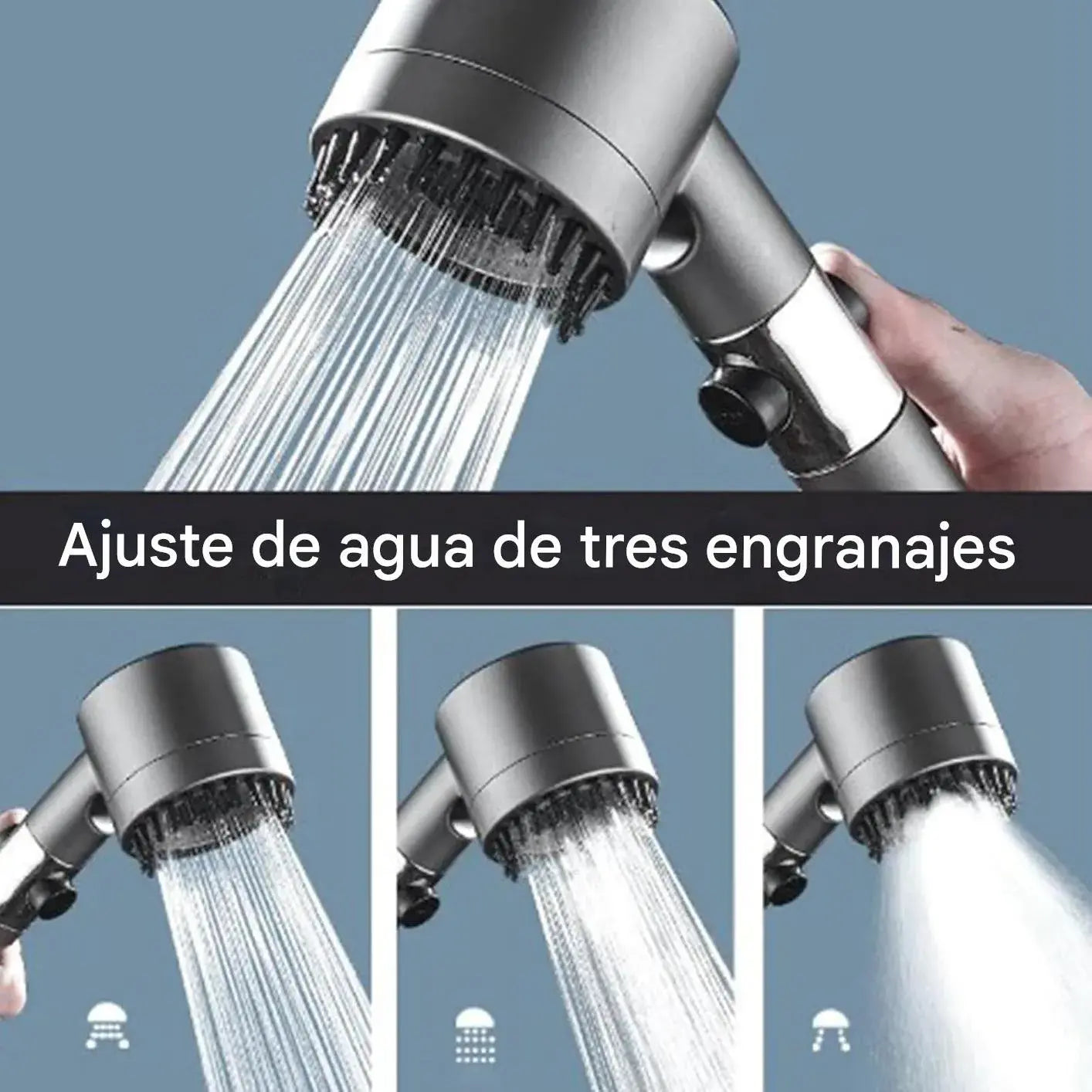 Cabezal De Ducha De Alta Presión + 3 Filtros