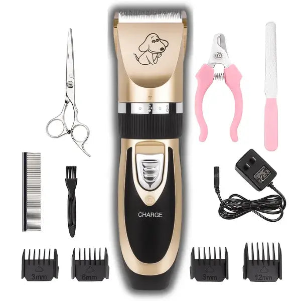 Kit Maquina Cortadora De Pelo Profesional Para Mascotas + 🎁 10 accesorios gratis