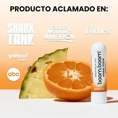 Inhaladores nasales en barra 100% natural | pack de 4 unidades