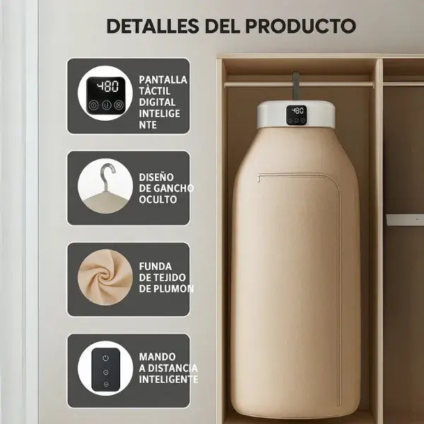 Secadora Portátil Plegable 3 en 1: Seca, Esteriliza y Ahorras Espacio |  🎁Oferta de Black Fraday
