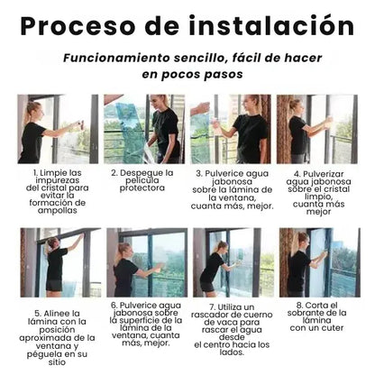Película de privacidad con aislamiento térmico☀️ | 1 rollo de 60 cm x 3 metros