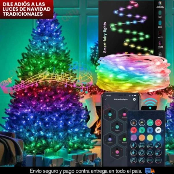Luz Navideña Led Inteligente Bluetooth 10 Metros | Oferta de Black Friday 🔥