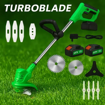 TurboBlade™  | Cortadora Inalámbrica Profesional marca MAKITA +12 accesorios +2 baterías recargables