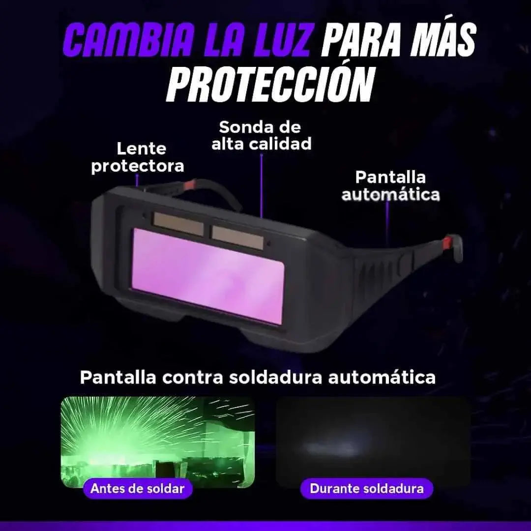 Gafas de Soldadura con oscurecimiento automático