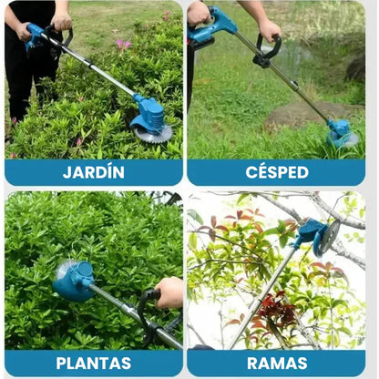 TurboBlade™  | Cortadora Inalámbrica Profesional marca MAKITA +12 accesorios +2 baterías recargables