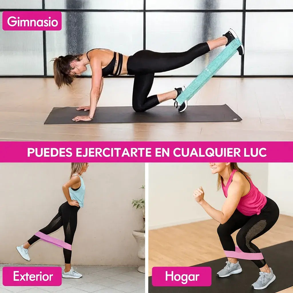 Bandas de Entrenamiento para Glúteo | Set x3 unidades
