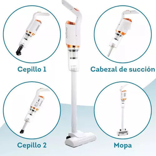 Aspiradora Recargable 3 En 1