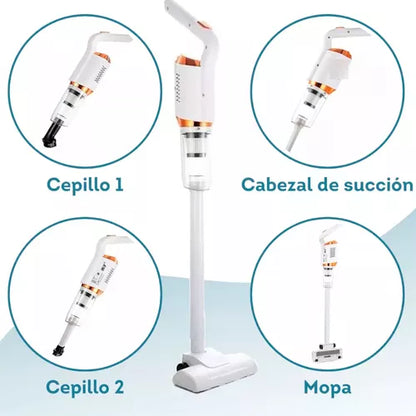 Aspiradora Recargable 3 En 1