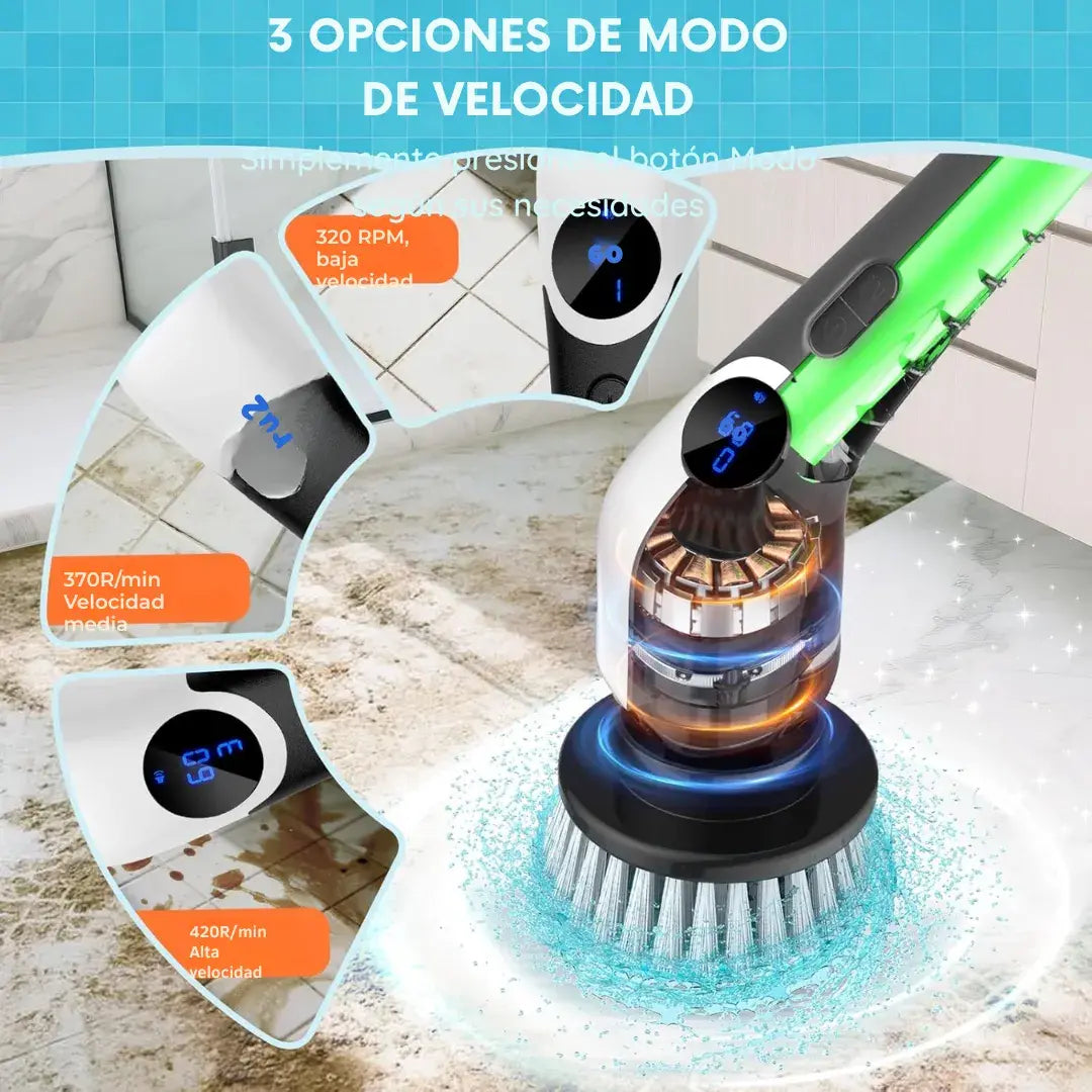 🔥 VENTA LIMITADA CON 50% DE DESCUENTO! 🔥 Cepillo de limpieza eléctrico 9 en 1