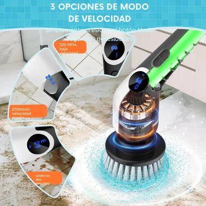 🔥 VENTA LIMITADA CON 50% DE DESCUENTO! 🔥 Cepillo de limpieza eléctrico 9 en 1