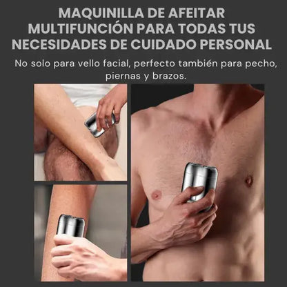 Mini afeitadora eléctrica portátil para hombres