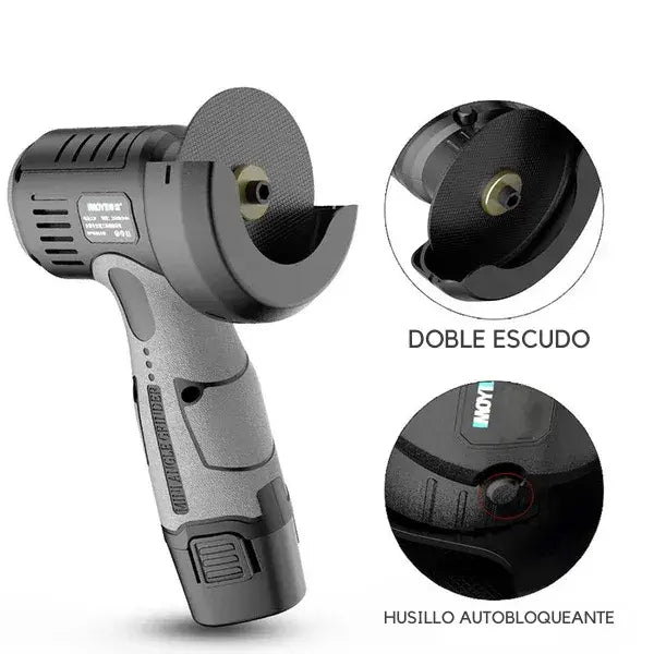 Kit Mini amoladora Makita®️ de 24 V con 2 discos de corte + 2 baterias