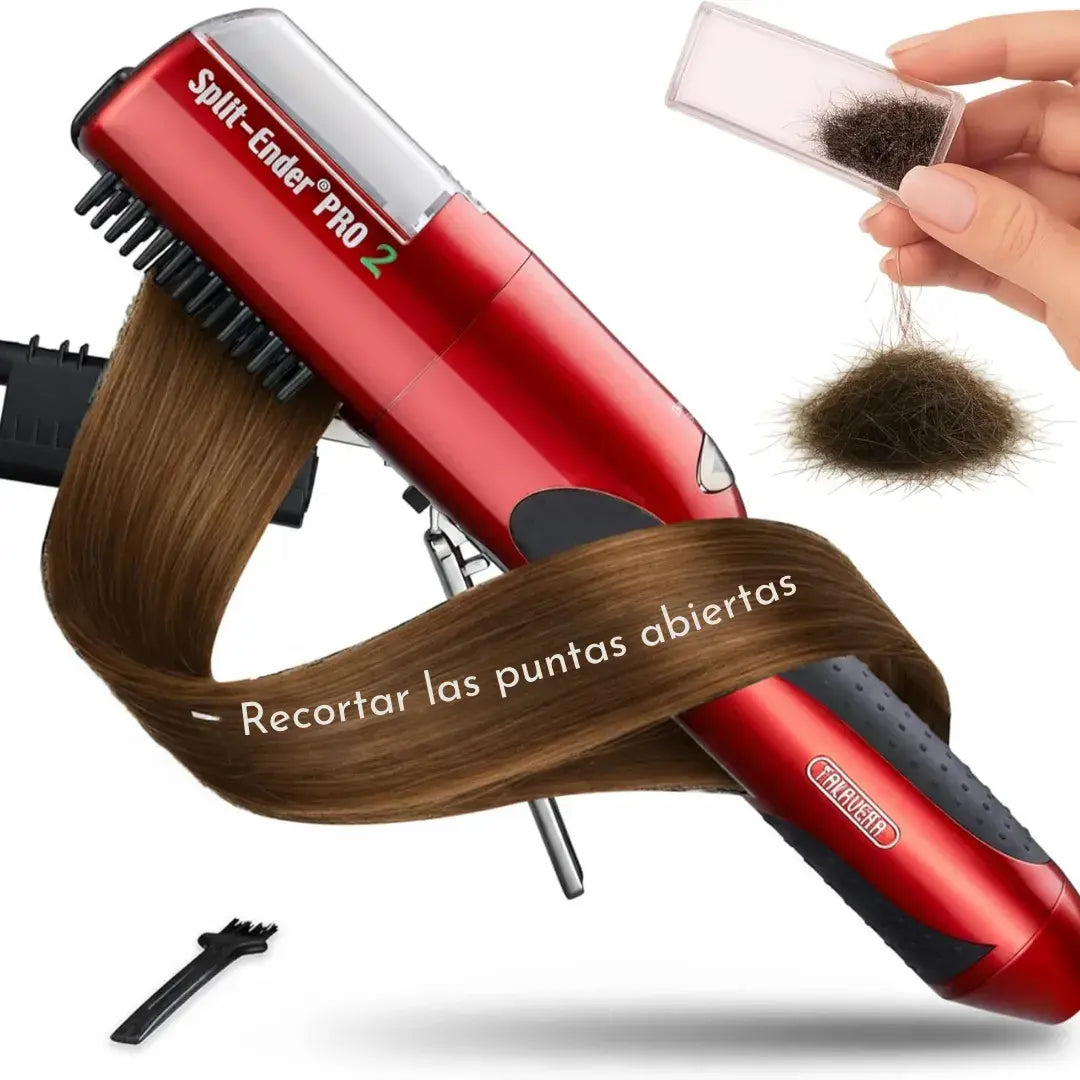Cepillo eléctrico quita horquillas y puntas abiertas