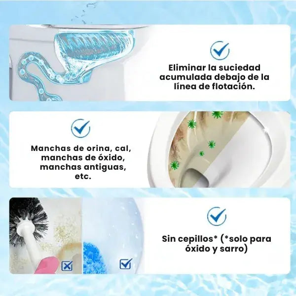 Caja de Tabletas Limpiadoras de Inodoros | 🎁 solo por hoy paga 1 y lleva 2 cajas (24 pastillas)!