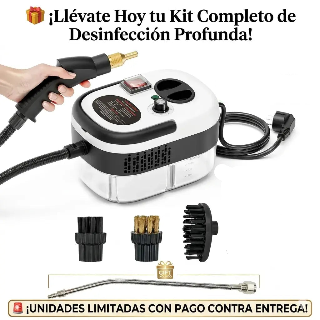 Limpiador a vapor multifuncional de alta presion para el hogar